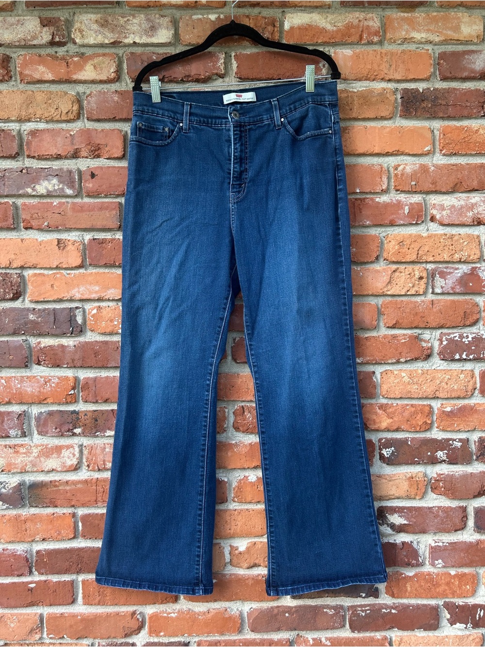 Levi’s 512 Perfectly Slimming Bootcut Blue Denim Jeans Women’s Sz 16